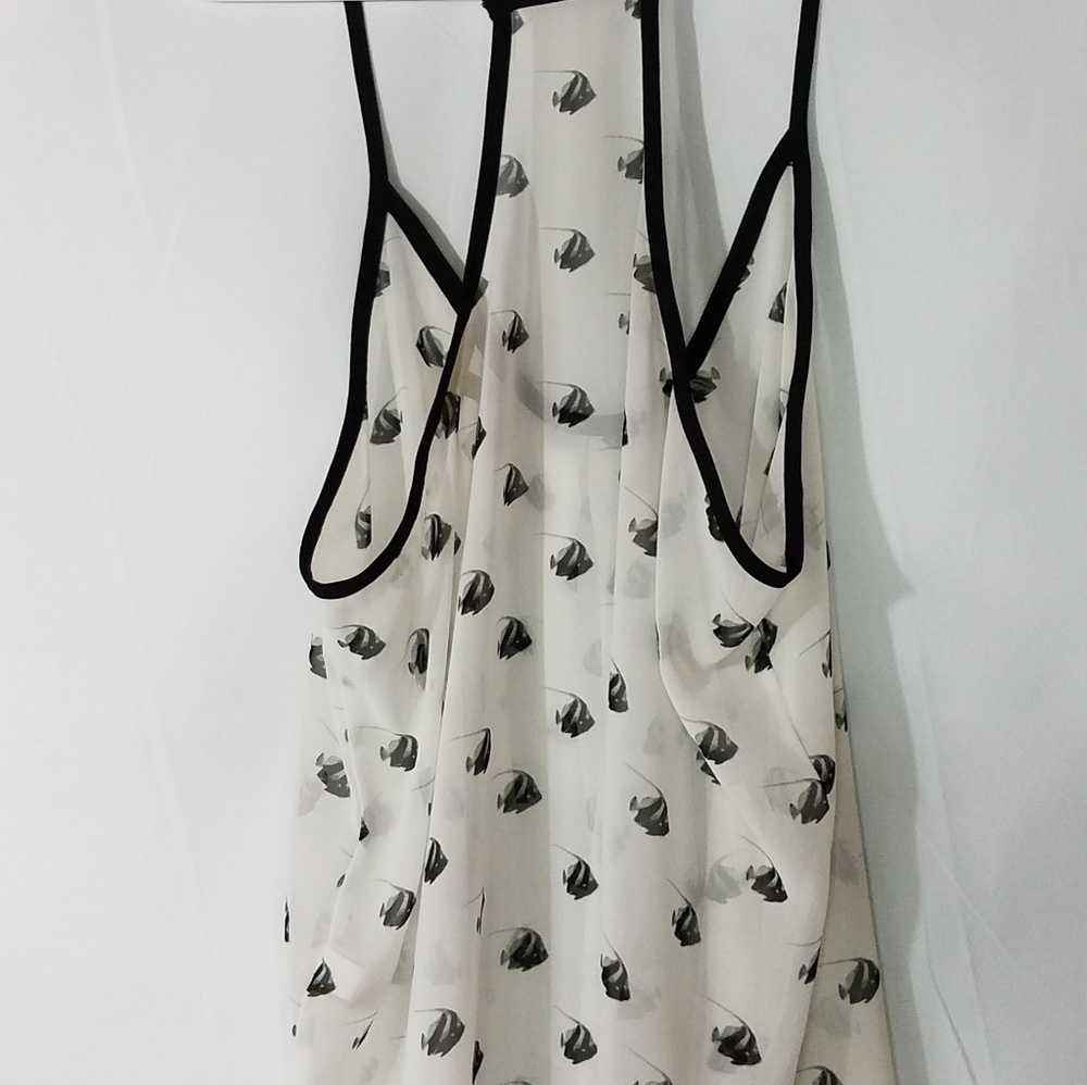 Princess Vera Wang Black and White Tank Top - Picture 2 of 7
